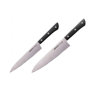 Набор из 2-х ножей Samura Harakiri универсальный 150 мм, шеф