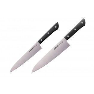 Набор из 2-х ножей Samura Harakiri универсальный 150 мм, шеф