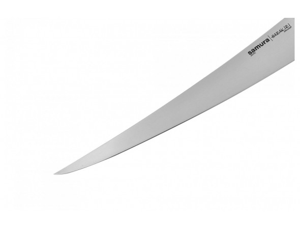 Нож Samura Harakiri длинный слайсер, 290 мм, черная рукоять (ПОВРЕЖДЕНА УПАКОВКА) Нож Samura Harakiri длинный слайсер, 290 мм, черная рукоять (ПОВРЕЖДЕНА УПАКОВКА)