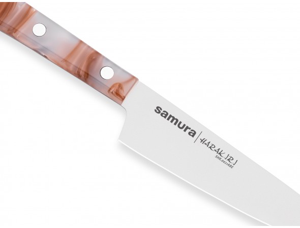 Нож Samura Harakiri Универсальный, 120 мм, акрил, бежевая рукоять