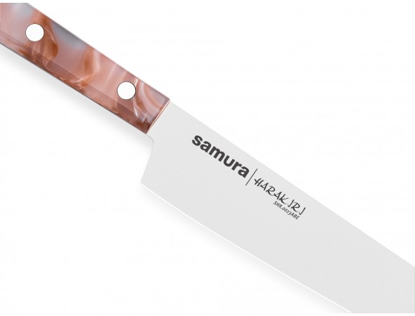 Нож Samura Harakiri Универсальный, 150 мм, акрил, бежевая рукоять Нож Samura Harakiri Универсальный, 150 мм, акрил, бежевая рукоять