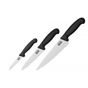 Набор из 3-х ножей Samura Butcher овощной, универсальный, шеф