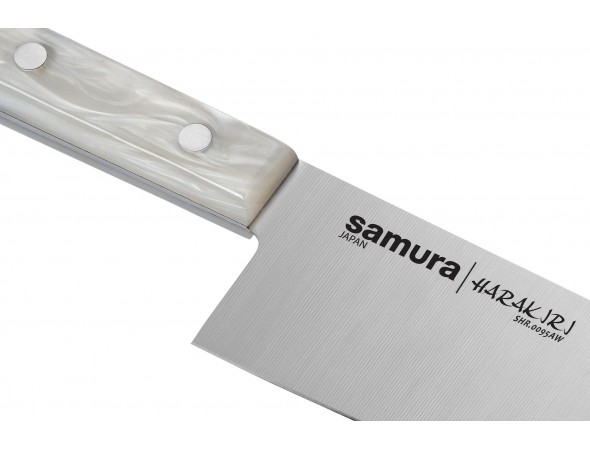 Нож Samura Harakiri Сантоку, 175 мм, перламутровая рукоять