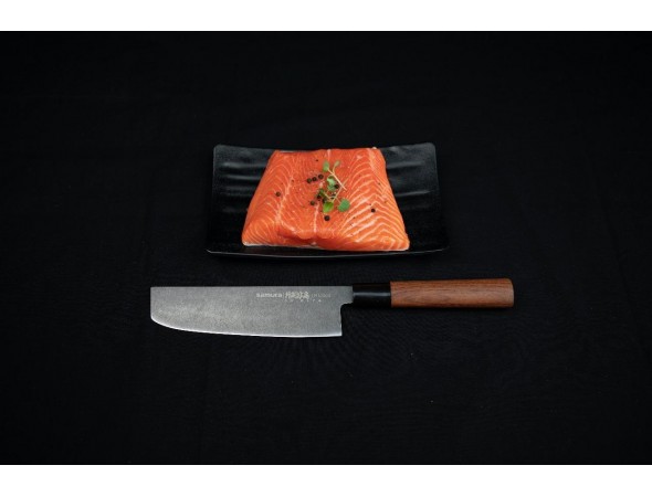 Нож Samura Okinawa Stonewash Накири, 172 мм