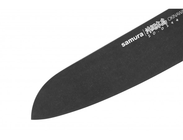 Нож Samura Okinawa Stonewash Сантоку, 175 мм