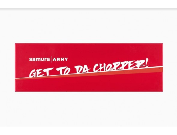 Нож Samura ARNY азиатский кухонный топорик, 209 мм, коралловая рукоять