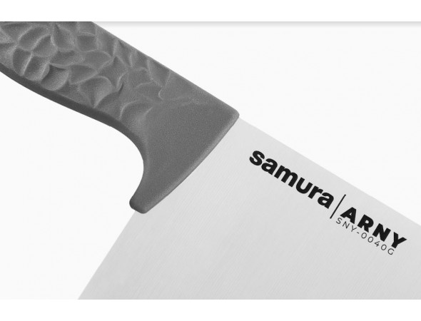 Нож Samura ARNY азиатский кухонный топорик, 209 мм, серая рукоять Нож Samura ARNY азиатский кухонный топорик, 209 мм, серая рукоять