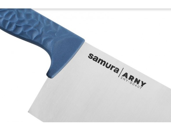 Нож Samura ARNY азиатский кухонный топорик, 209 мм, бирюзовая рукоять Нож Samura ARNY азиатский кухонный топорик, 209 мм, бирюзовая рукоять