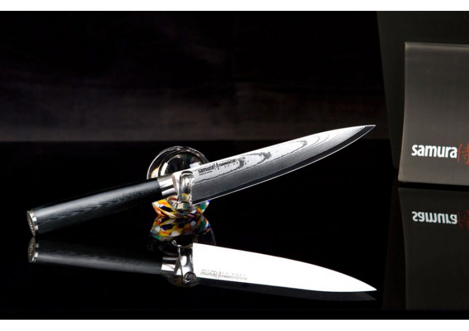 Обзор японских ножей Samura серии Damascus