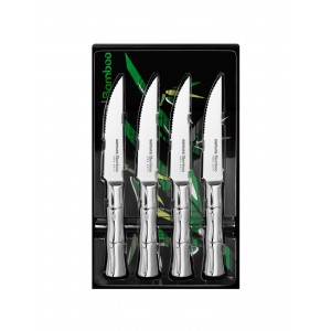 Набор из 4-х ножей для стейка Samura Bamboo