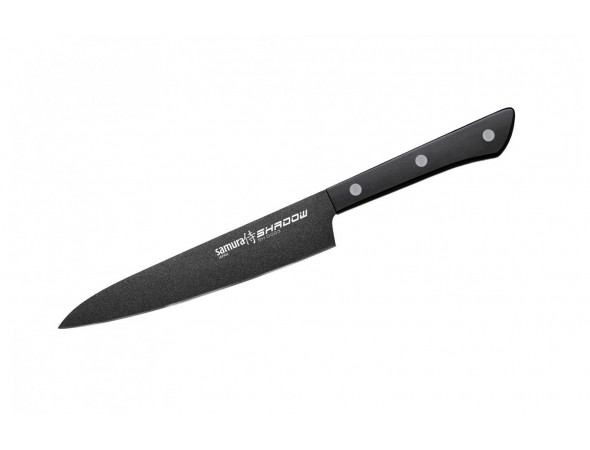 Набор из 7-х ножей Samura Shadow овощной, универсальный 120 мм, универсальный 150 мм, Сантоку, Накири, для нарезки, Шеф