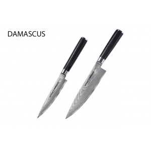 Набор из 2-х ножей Samura Damascus универсальный 125 мм, шеф