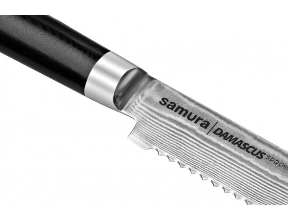 Нож Samura Damascus для хлеба, 230 мм