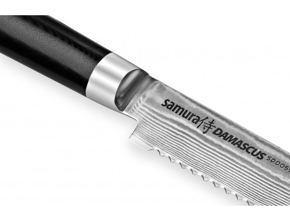 Нож Samura Damascus для хлеба, 230 мм