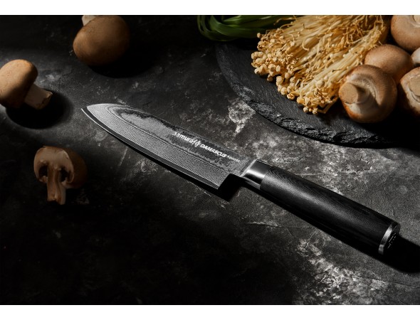 Нож Samura Damascus Сантоку, 145 мм