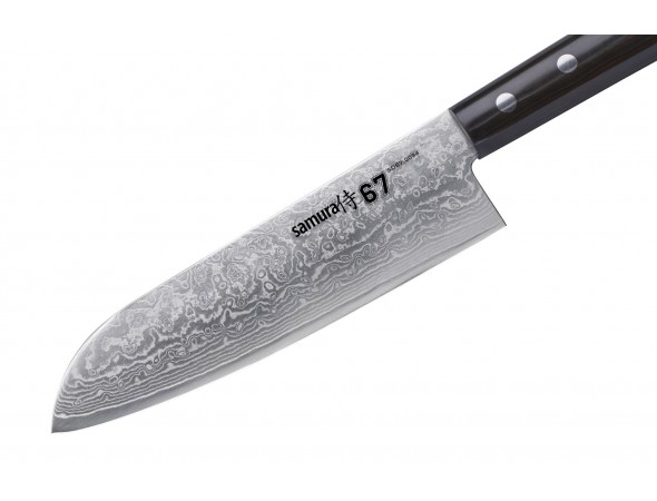 Нож SAMURA 67 DAMASCUS Сантоку, 175 мм