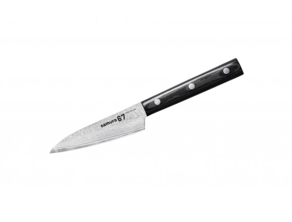 Нож SAMURA 67 DAMASCUS Овощной, 98 мм