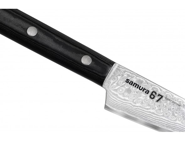 Нож SAMURA 67 DAMASCUS Овощной, 98 мм
