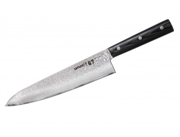 Набор из 3-х ножей SAMURA 67 DAMASCUS SD67-0220 овощной, универсальный, шеф