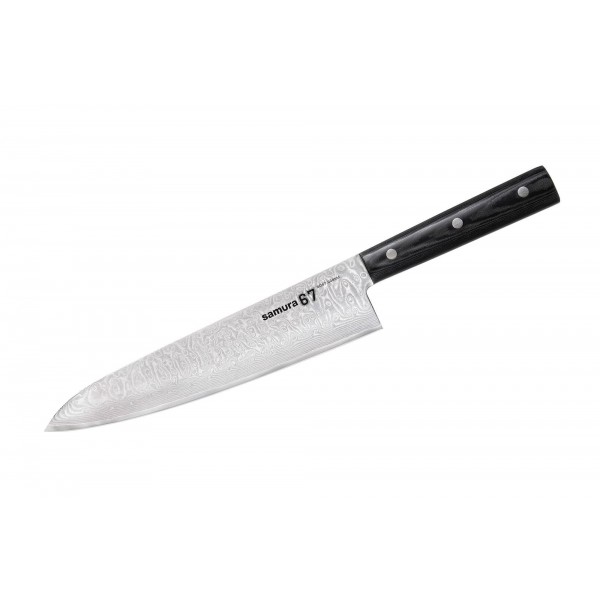 Нож SAMURA 67 DAMASCUS Шеф, 208 мм