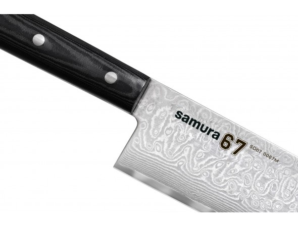 Нож SAMURA 67 DAMASCUS Гранд Шеф, 240 мм