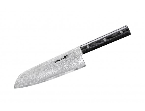 Набор из 3-х ножей SAMURA 67 DAMASCUS овощной, универсальный, сантоку Набор из 3-х ножей SAMURA 67 DAMASCUS овощной, универсальный, сантоку