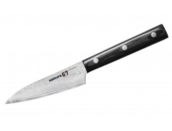 Набор из 3-х ножей SAMURA 67 DAMASCUS SD67-0220 овощной, универсальный, шеф