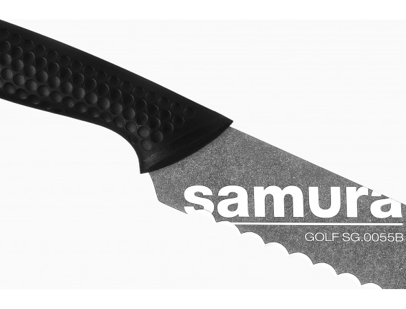 Нож  Samura Golf Stonewash, Для хлеба 230 мм
