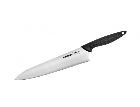 Набор Samura Golf 3 ножа овощной, универсальный, шеф и подставка