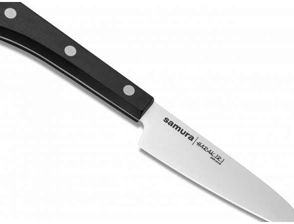 Нож Samura Harakiri Овощной SHR-0011, 99 мм, черная рукоять