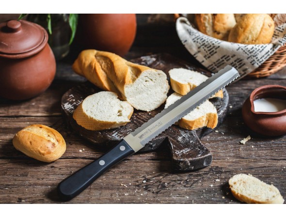 Нож для замороженных продуктов Samura Harakiri SHR-0057B, 180 мм, черная рукоять