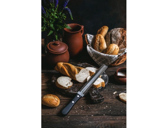 Нож для замороженных продуктов Samura Harakiri SHR-0057B, 180 мм, черная рукоять
