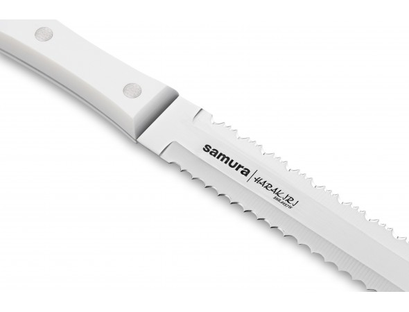 Нож для замороженных продуктов Samura Harakiri SHR-0057W, 180 мм, белая рукоять