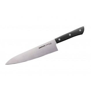 Нож Samura Harakiri Шеф, 208 мм, черная рукоять