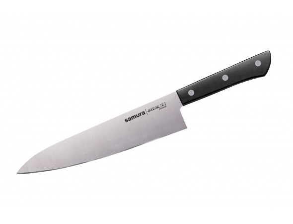 Нож Samura Harakiri Шеф SHR-0085B, 208 мм, черная рукоять
