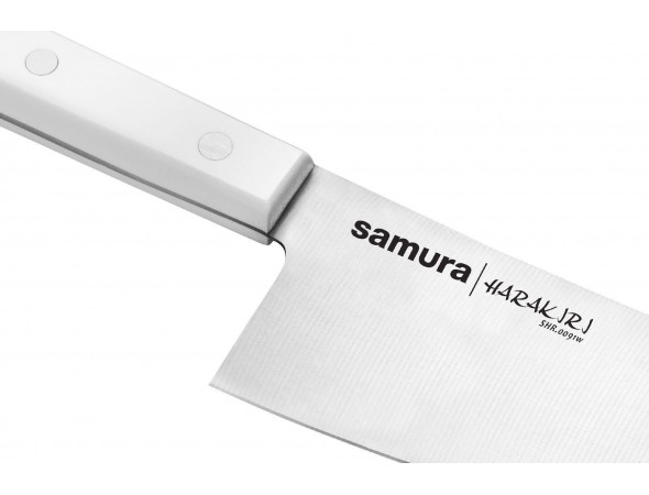 Нож Samura Harakiri Хаката, 166 мм, белая рукоять