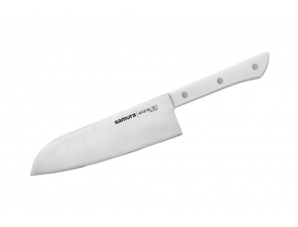 Нож Samura Harakiri Сантоку SHR-0095W, 175 мм, белая рукоять