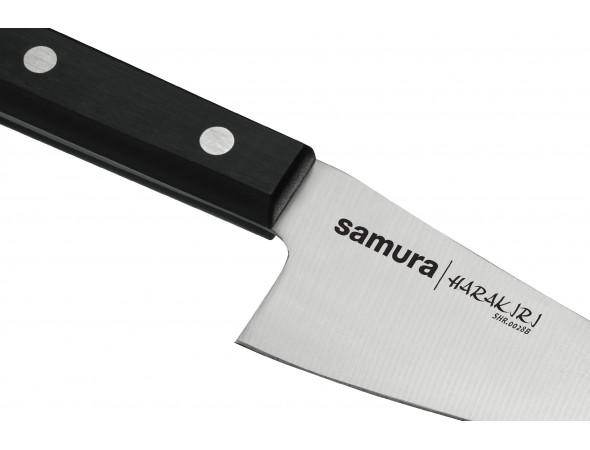 Нож Samura Harakiri современный универсальный, 146мм, черная рукоять