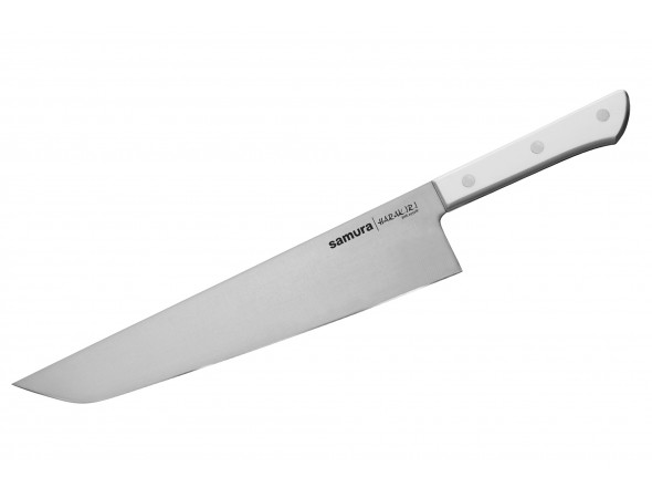 Нож Samura Harakiri Хамокири, 260 мм, белая рукоять
