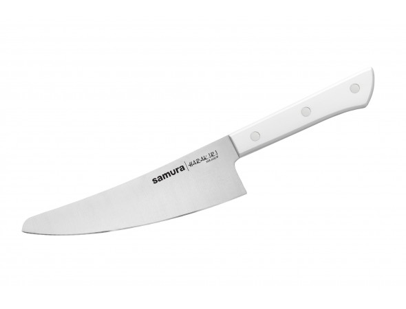 Нож Samura Harakiri малый Шеф, 166 мм, белая рукоять