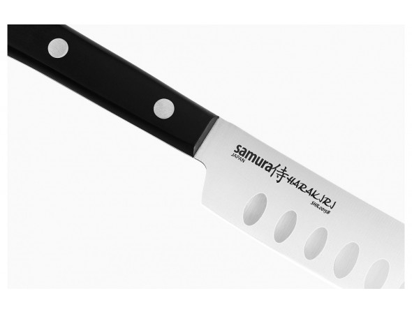 Нож кухонный Samura Harakiri для масла, 96 мм, черная рукоять (ПОВРЕЖДЕНА УПАКОВКА)
