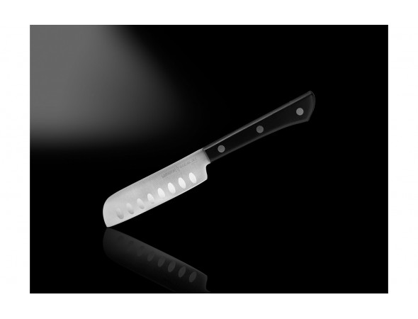 Нож кухонный Samura Harakiri для масла, 96 мм, черная рукоять (ПОВРЕЖДЕНА УПАКОВКА)