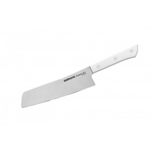 Нож Samura Harakiri современный накири, 174 мм, белая рукоять (ПОВРЕЖДЕНА УПАКОВКА)