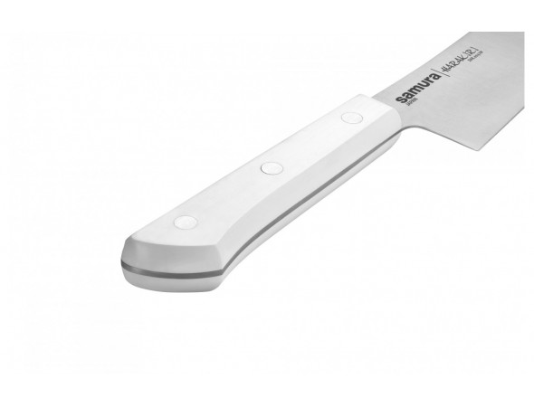 Нож Samura Harakiri современный накири, 174 мм, белая рукоять (ПОВРЕЖДЕНА УПАКОВКА)