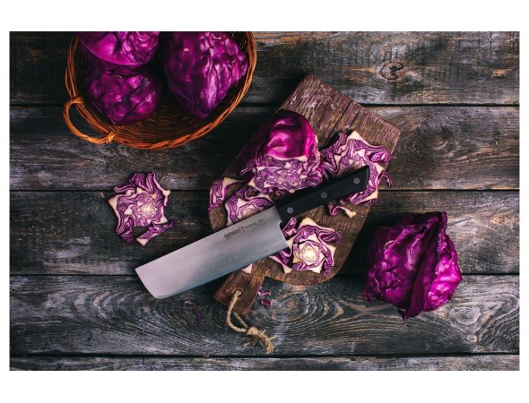 Нож Samura Harakiri Накири, 170 мм, черная рукоять (ПОВРЕЖДЕНА УПАКОВКА) Нож Samura Harakiri Накири, 170 мм, черная рукоять (ПОВРЕЖДЕНА УПАКОВКА)