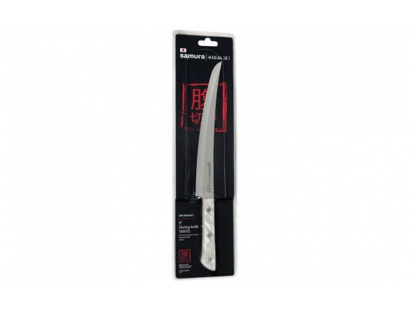 Нож Samura HARAKIRI Слайсер, 230 мм, перламутровая рукоять (ПОВРЕЖДЕНА УПАКОВКА)