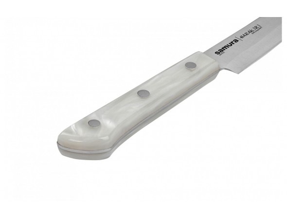 Нож Samura HARAKIRI Слайсер, 230 мм, перламутровая рукоять (ПОВРЕЖДЕНА УПАКОВКА)
