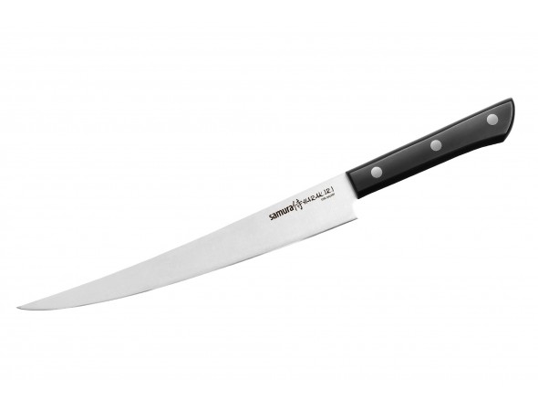 Нож Harakiri филейный, 224 мм, черная рукоять