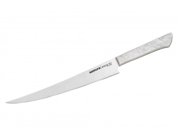 Нож Harakiri Samura филейный,  224 мм, перламутровая рукоять