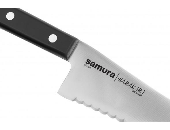 Нож Samura Harakiri для заморозки, 188 мм, черная рукоять